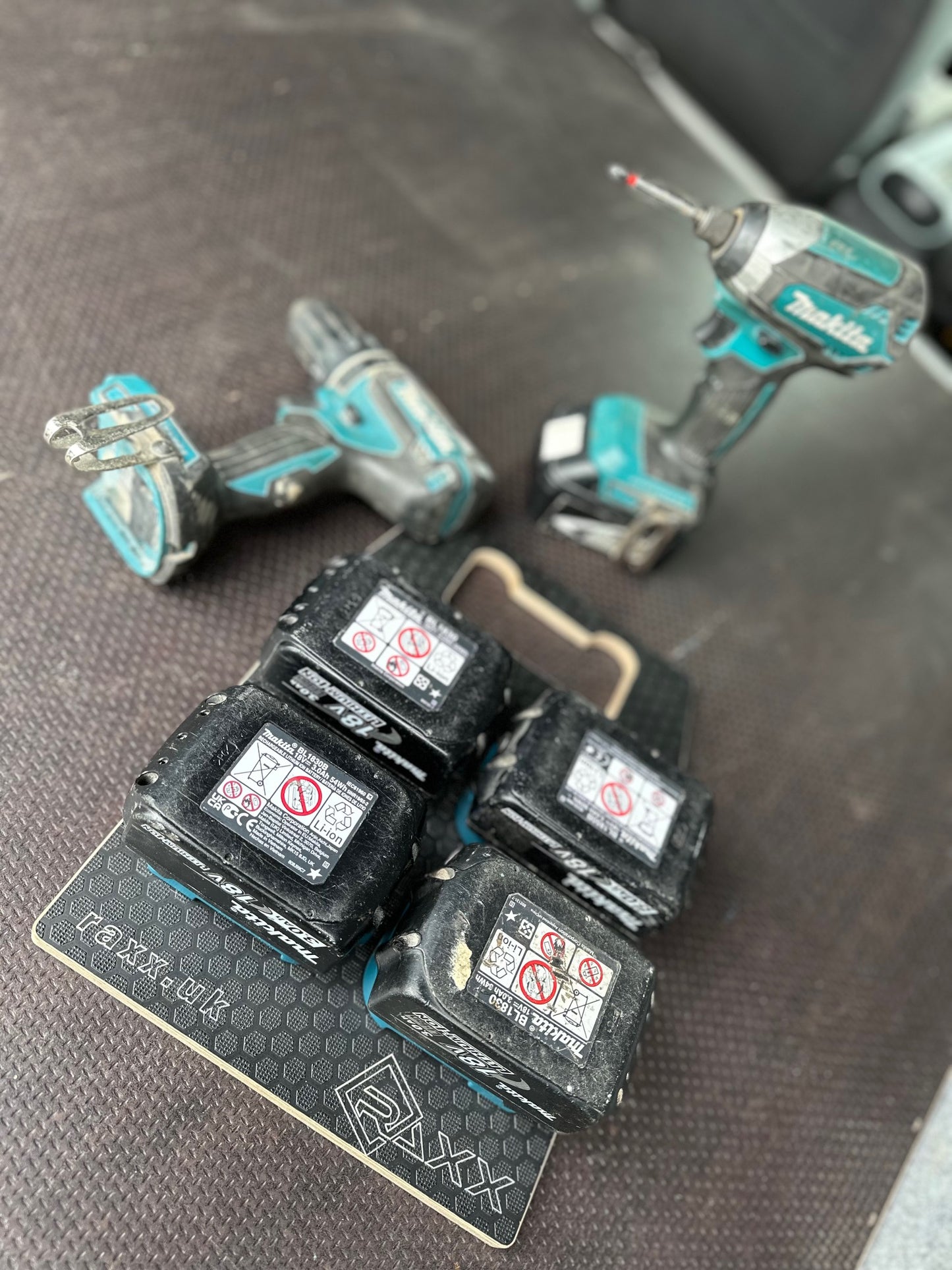 Wall mount 18v Battery Carriers